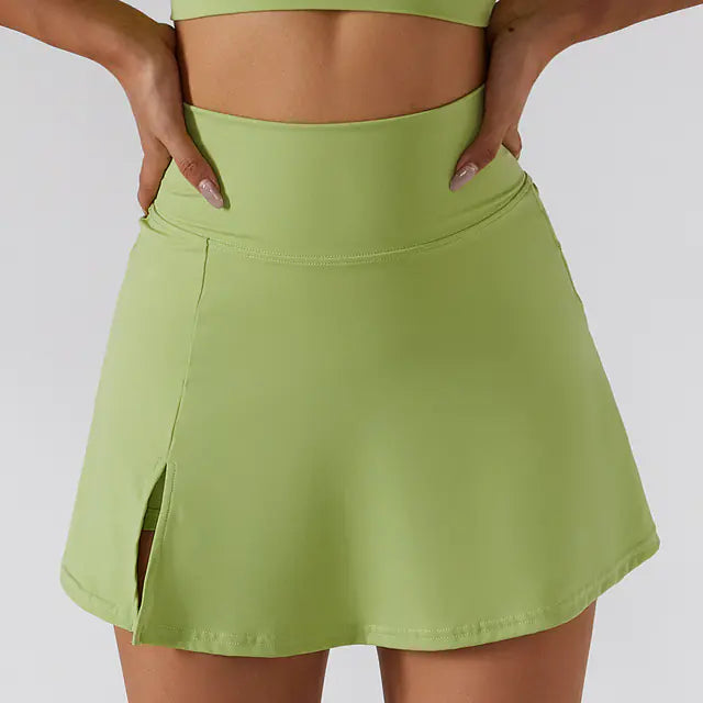 Minifalda Deportiva Transpirable de Yoga para Correr y Fitness