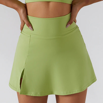 Minifalda Deportiva Transpirable de Yoga para Correr y Fitness
