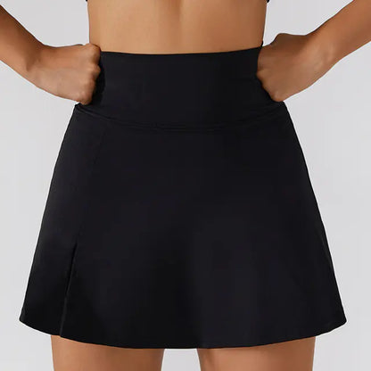 Minifalda Deportiva Transpirable de Yoga para Correr y Fitness